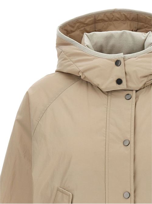 Down jacket with hood BRUNELLO CUCINELLI | MG5017835C6037